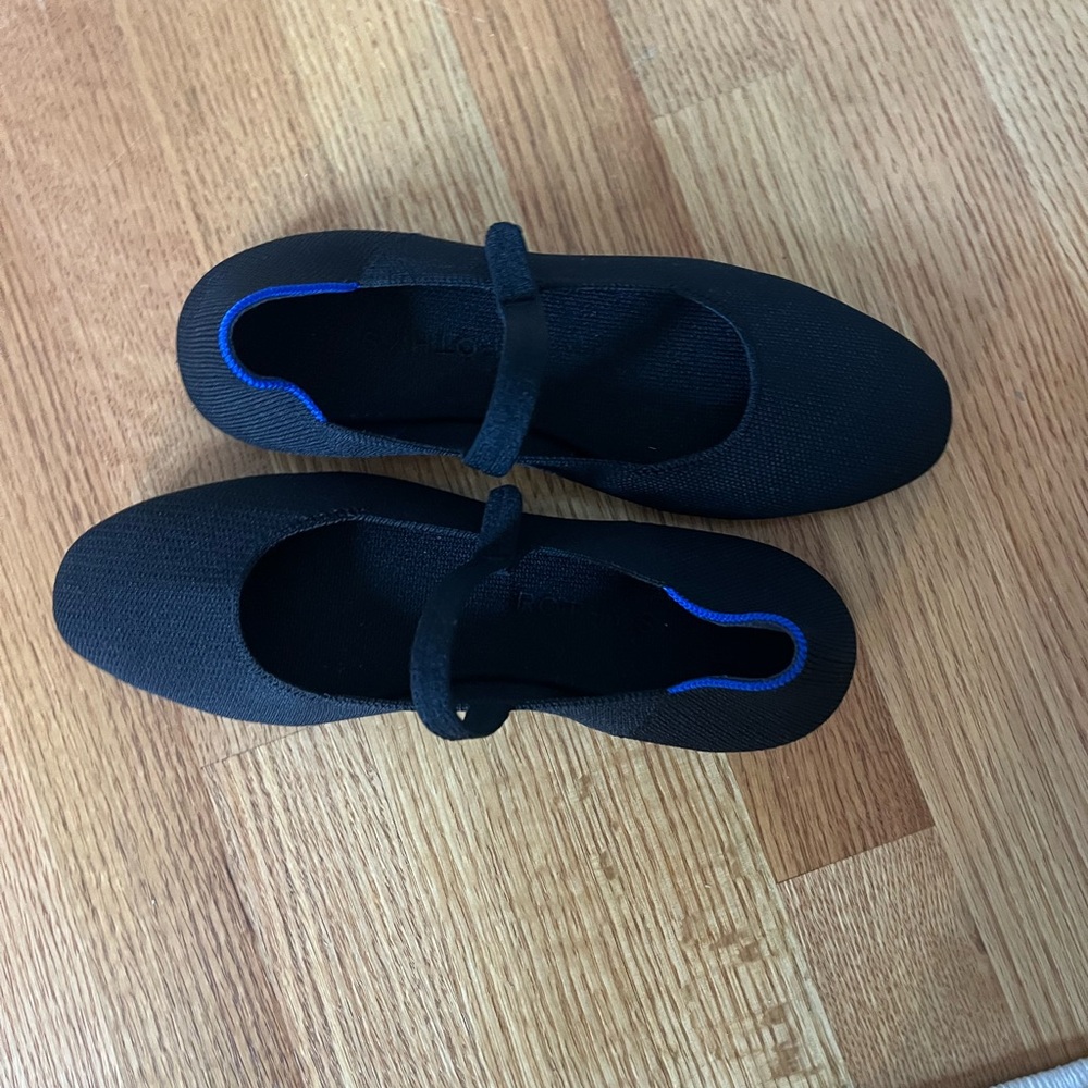 Rothy's Black Mary Jane Flats